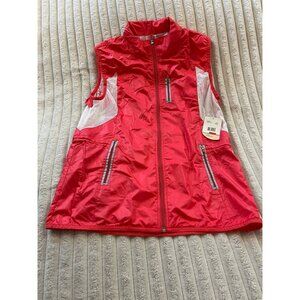 Danskin Now Vest Women's Size Medium 8/10 New with Tags Coral Swim Color